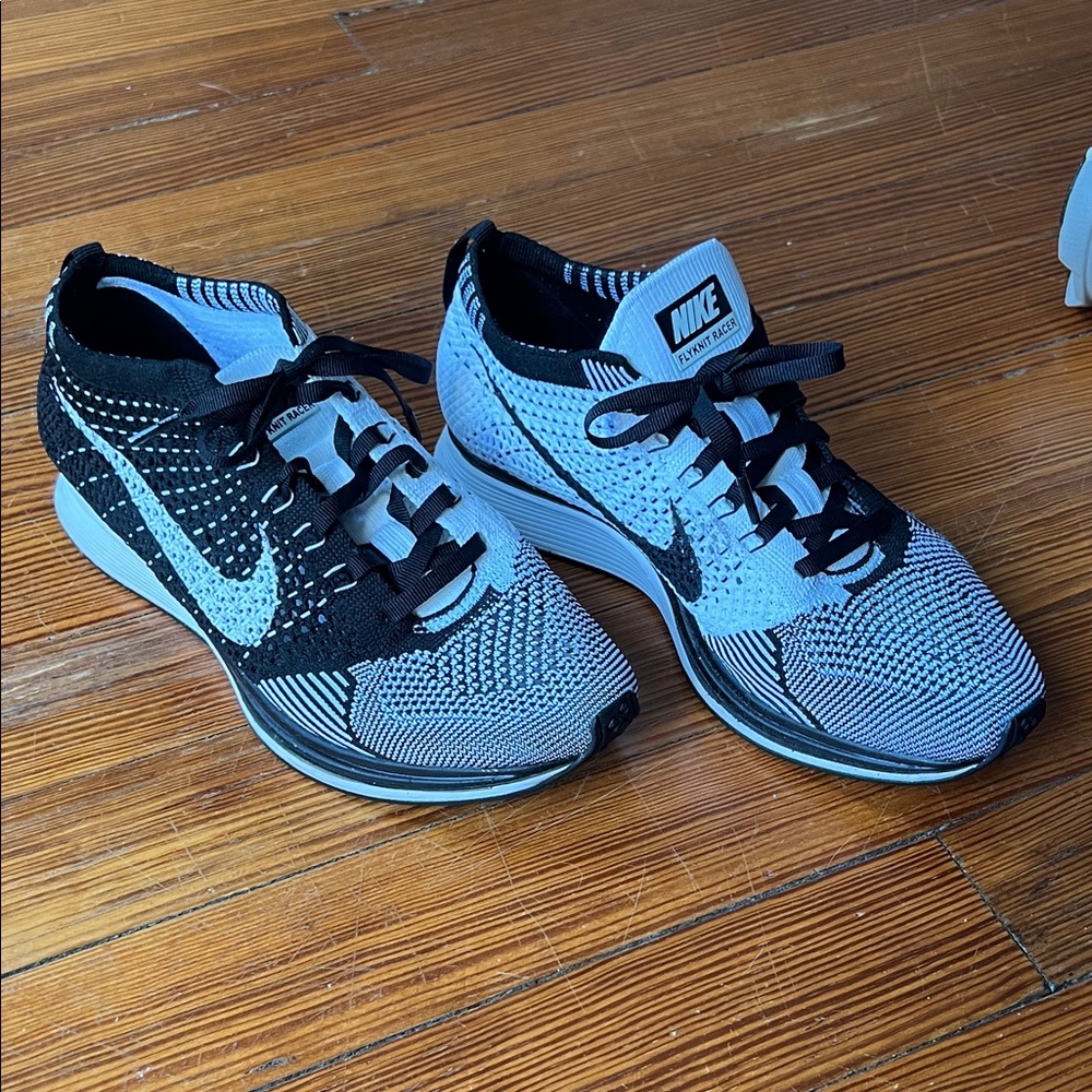 Nike Black and White Knit Sneakers